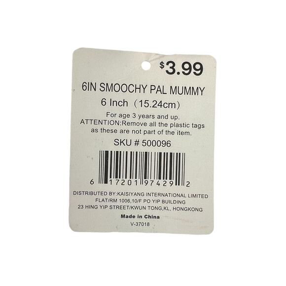 Kaisiyang Smoochy Pals Halloween Mummy Squishy Monster Plushie 6" - Picture 12 of 12